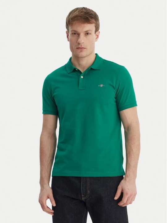 Obrázek produktu Gant Polokošile Shield 2220 Zelená Slim Fit