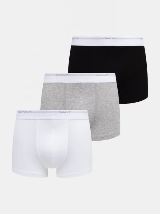 Obrázek produktu Gant přiléhavé boxerky pánské bavlněné elastanem 3-pack černá