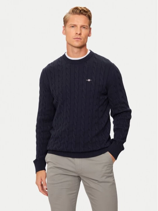 Obrázek produktu Gant Svetr 8050601 Tmavomodrá Regular Fit