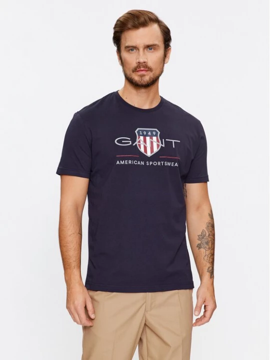 Obrázek produktu Gant T-Shirt Reg Archive Shield Ss 2003199 Tmavomodrá Regular Fit