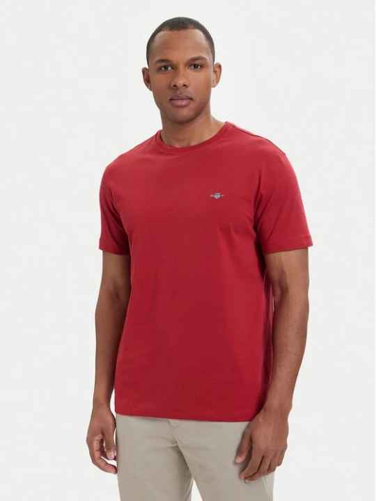Obrázek produktu Gant T-Shirt Shield 2003184 Červená Regular Fit