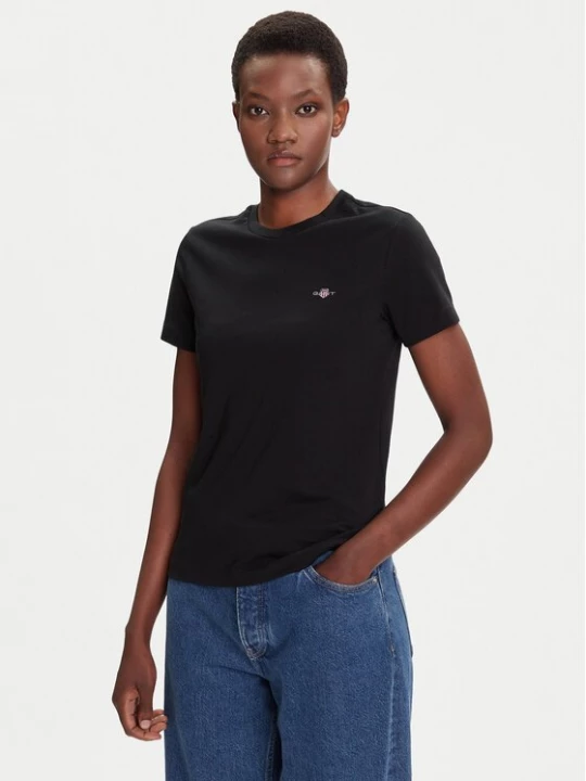Obrázek produktu Gant T-Shirt Shield 4200200 Černá Regular Fit