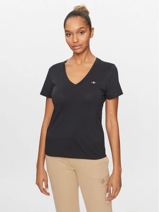Obrázek produktu Gant T-Shirt Shield 4200750 Černá Regular Fit