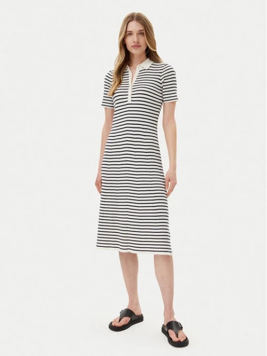 Obrázek produktu Gant Úpletové šaty 4502085 Bílá Slim Fit