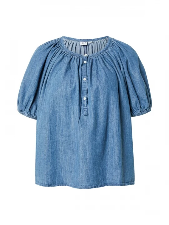 Obrázek produktu GAP Halenka 'POPOVER' modrá džínovina