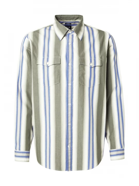 Obrázek produktu GAP Košile  modrá / sépiová / offwhite