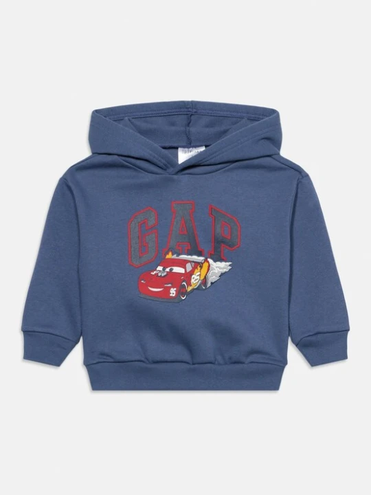 Obrázek produktu GAP Mikina 'DIS CARS' enciánová modrá / žlutá / tmavě červená / bílá