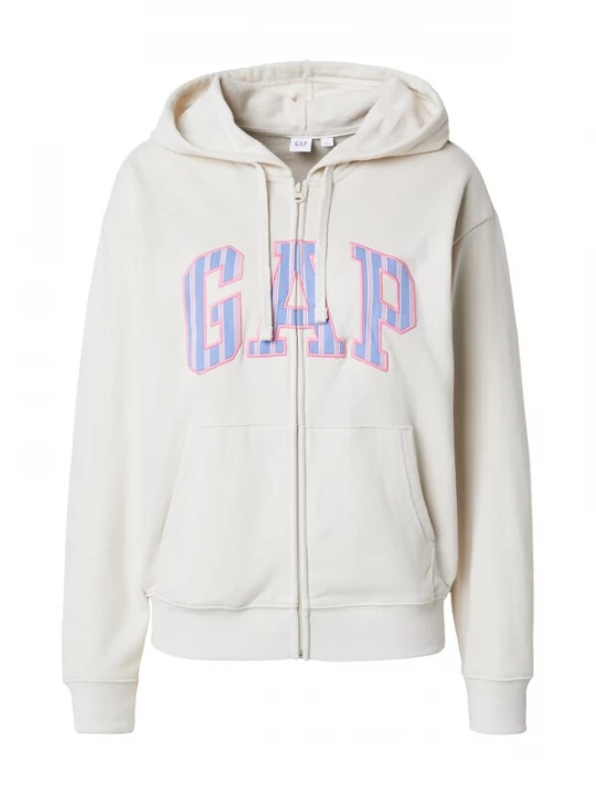 Obrázek produktu GAP Mikina 'HERITAGE' světle béžová / nebeská modř / růžová