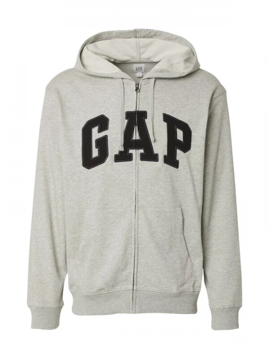 Obrázek produktu GAP Mikina 'HERITAGE' světle šedá / černá