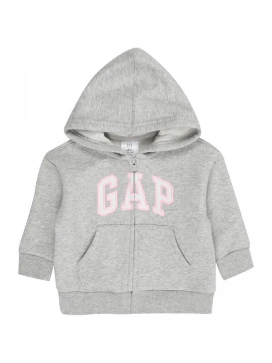 Obrázek produktu GAP Mikina  šedý melír / růžová / bílá