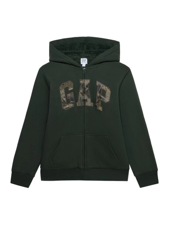 Obrázek produktu GAP Mikina 'SHERPA' khaki / nefritová