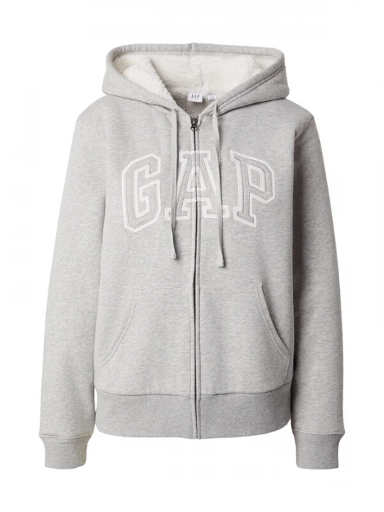 Obrázek produktu GAP Mikina 'V-FRANCHISE HERITAGE' světle šedá / bílá