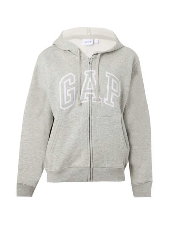 Obrázek produktu Gap Petite Mikina 'HERITAGE' světle šedá / bílá