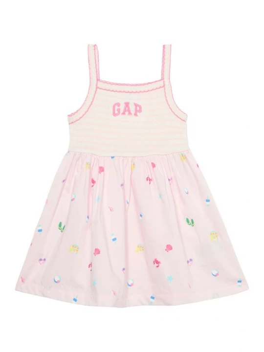 Obrázek produktu GAP Šaty světlemodrá / růžová / světle růžová / bílá