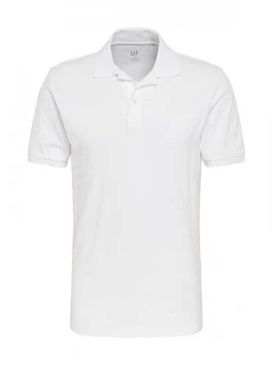 Obrázek produktu GAP Tričko 'V-SOLID PIQUE POLO'  bílá