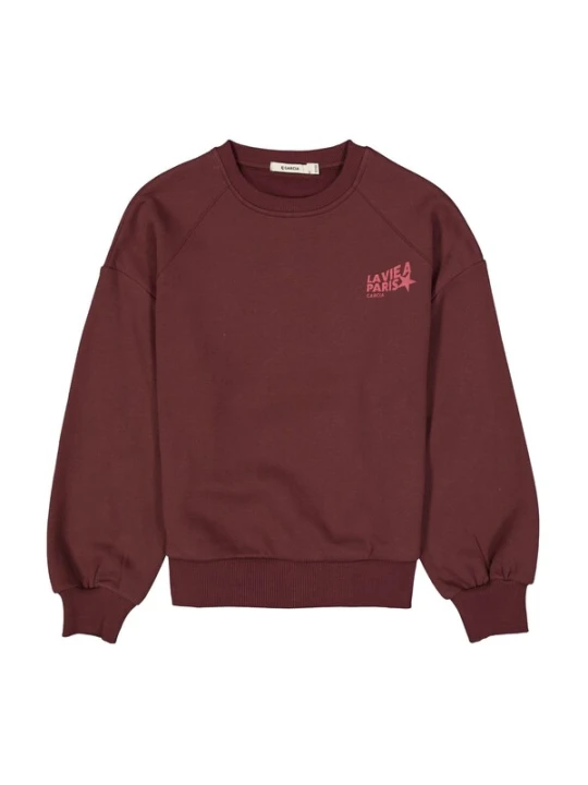 Obrázek produktu GARCIA Mikina světlemodrá / magenta / tmavě červená