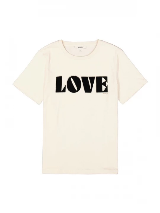 Obrázek produktu GARCIA Tričko  černá / offwhite