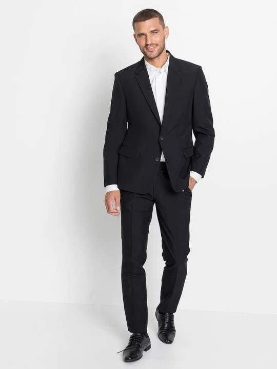 Obrázek produktu Garnitur (2 części), Slim Fit BonPrix czarny