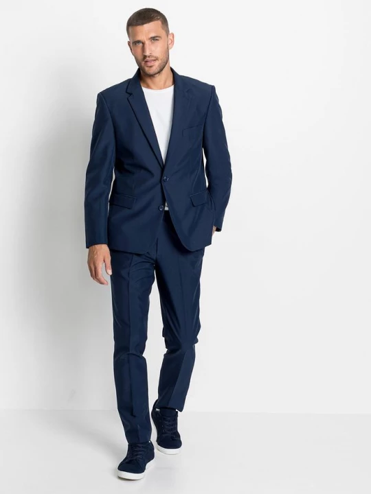Obrázek produktu Garnitur (2 części), Slim Fit BonPrix niebieski