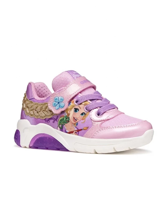 Obrázek produktu Geox Dětské tenisky Geox FADINLIGHT x Disney Princess fialová