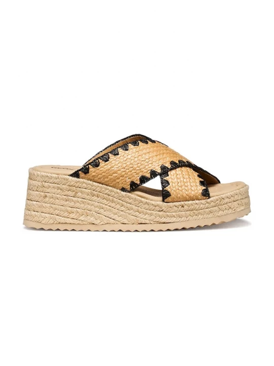 Obrázek produktu Geox espadrily na klínku dámské D ALEMERIA béžová
