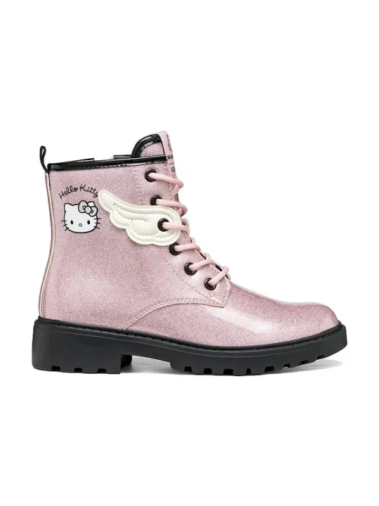 Obrázek produktu Geox kotníkové boty dětské CASEY Hello Kitty růžová