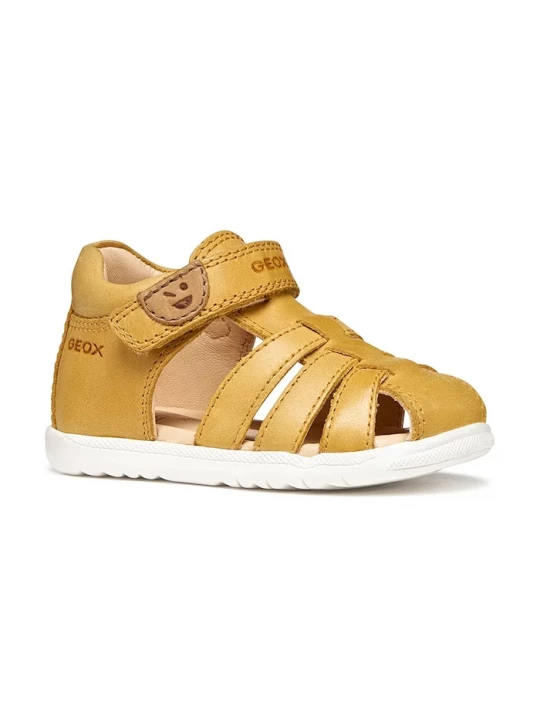 Obrázek produktu Geox sandály dětské kožené SANDAL MACCHIA žlutá