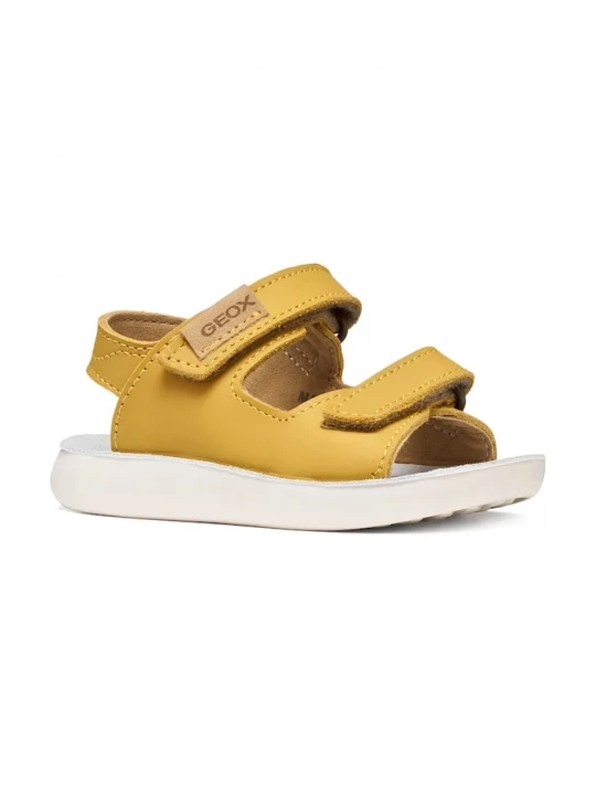 Obrázek produktu Geox sandály dětské nubukové SANDAL LIGHTFLOPPY žlutá