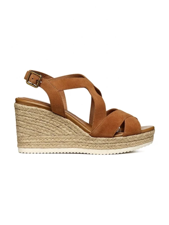 Obrázek produktu Geox Semišové espadrilky Geox D PONZA hnědá