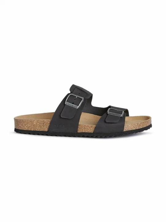 Obrázek produktu Geox Semišové pantofle Geox U SANDAL GHITA B černá