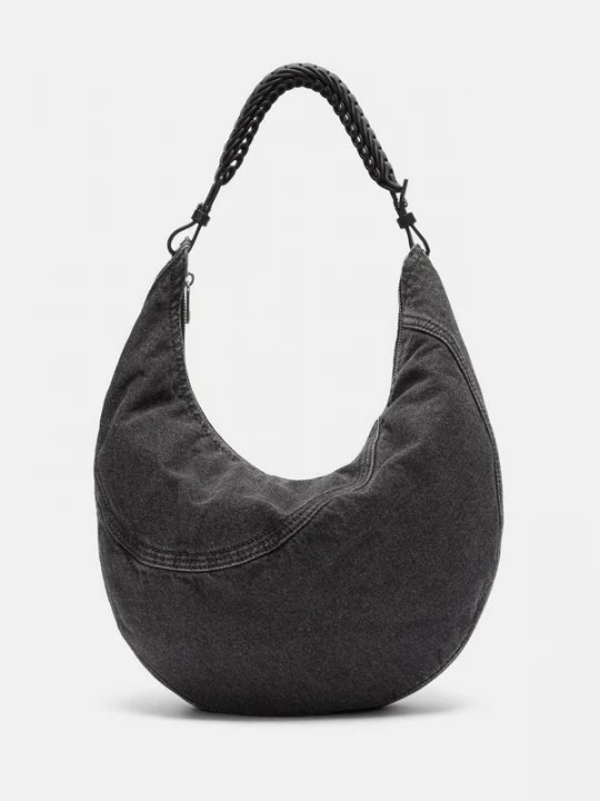 Obrázek produktu Geräumige Hobo-Bag aus Denim Liebeskind černá