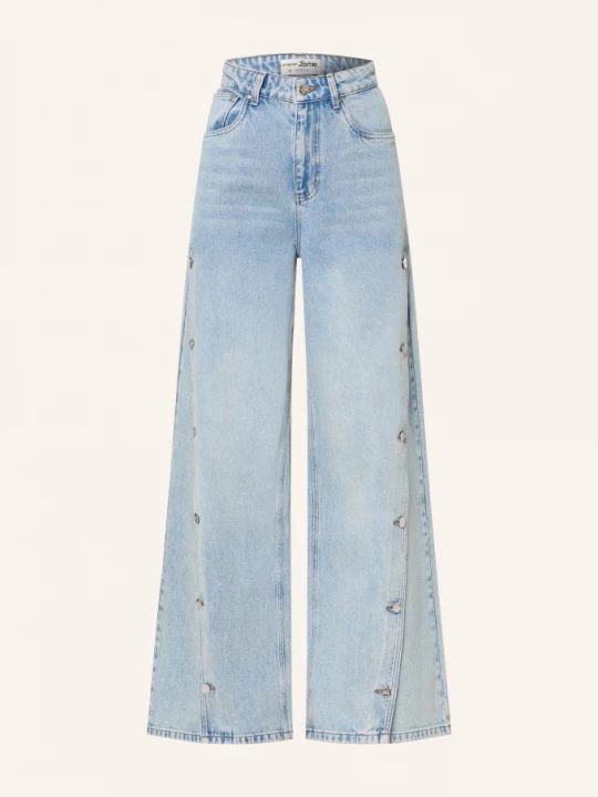Obrázek produktu Gestuz Džíny S Širokými Nohavicemi Bxgstacie 108303 vintage blue denim