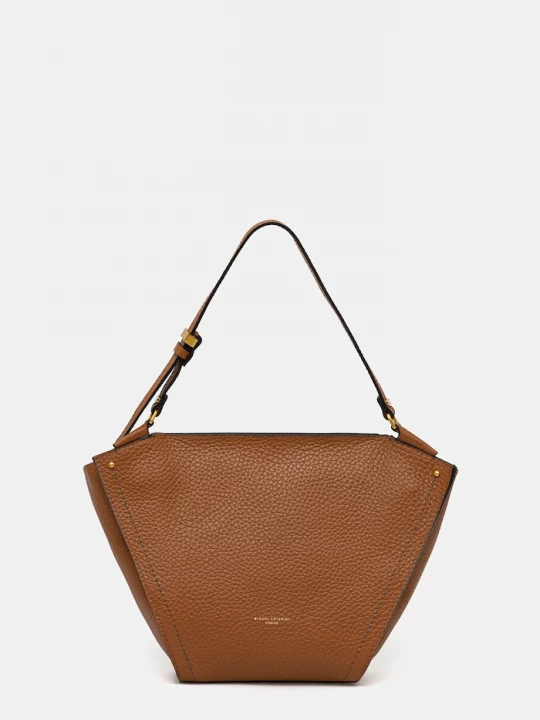 Obrázek produktu Gianni Chiarini Kožená kabelka Gianni Chiarini BLOOM hnědá