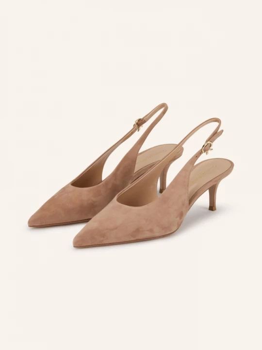 Obrázek produktu Gianvito Rossi Slingpumps S Otevřenou Patou Robbie světle hnědá