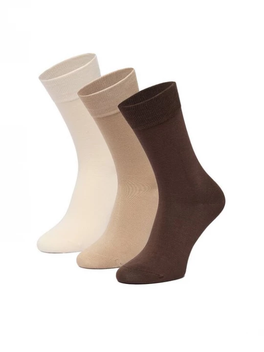 Obrázek produktu GINO ROSSI Dlouhé ponožky CEO_AS_GR_01_W_AW26 (3-PACK). Béžová