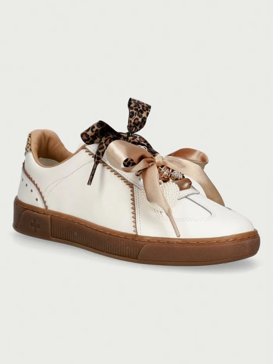 Obrázek produktu Gio+ Blue sneakers boty dámské kožené béžová