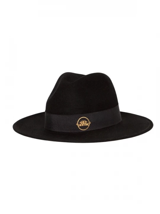 Obrázek produktu Giodoro Klobouk 'Alvossi Fedora Black Felt Hat' černá