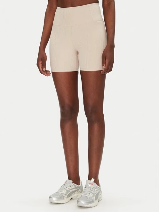 Obrázek produktu Girlfriend Collective Sportovní kraťasy Rib Run 4041 Béžová Slim Fit