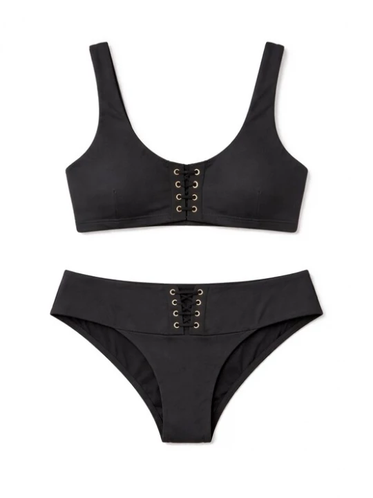 Obrázek produktu Gisela Bikiny zlatá / antracitová