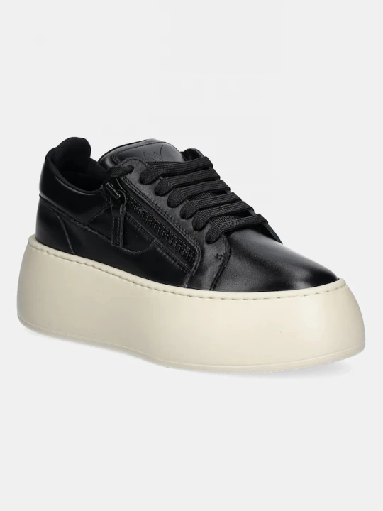 Obrázek produktu Giuseppe Zanotti Kožené sneakers boty Giuseppe Zanotti Alma černá