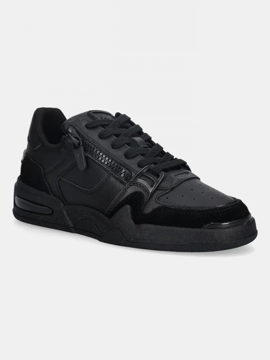Obrázek produktu Giuseppe Zanotti Kožené tenisky Giuseppe Zanotti GZ/Ghost černá