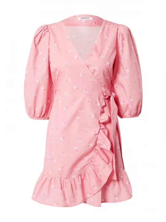 Obrázek produktu GLAMOROUS Šaty pink / růžová / bílá
