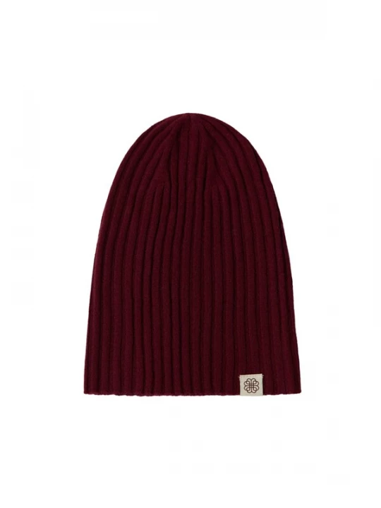 Obrázek produktu GOBI Cashmere Čepice 'Unisex Cashmere Rib Knit Hat' bordó