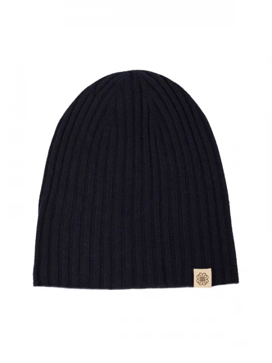 Obrázek produktu GOBI Cashmere Čepice 'Unisex Cashmere Rib Knit Hat' námořnická modř