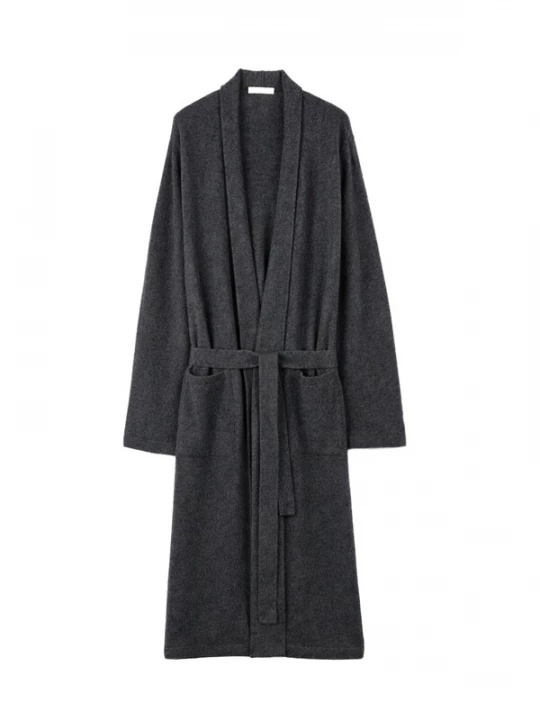 Obrázek produktu GOBI Cashmere Dlouhý župan 'Men's Cashmere Robe' antracitová