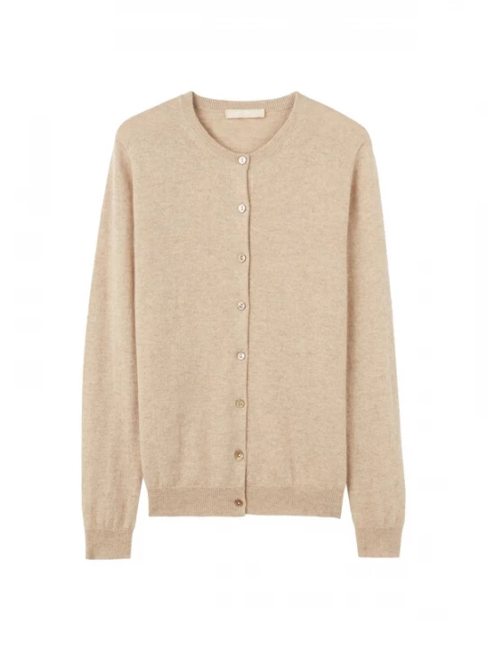 Obrázek produktu GOBI Cashmere Kardigan 'Essential' světle béžová