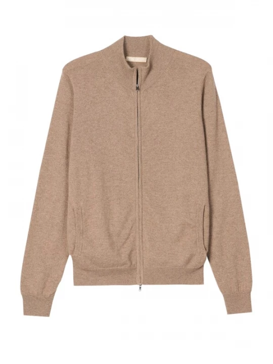 Obrázek produktu GOBI Cashmere Kardigan 'Men's Essential Full-Zip Cashmere Cardigan' šedobéžová