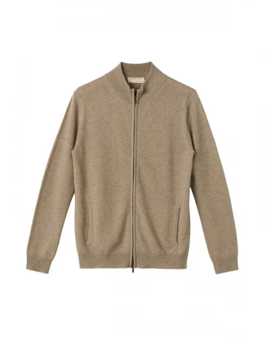 Obrázek produktu GOBI Cashmere Kardigan 'Women's Essential Cashmere Full-Zip Cardigan' tmavě béžová