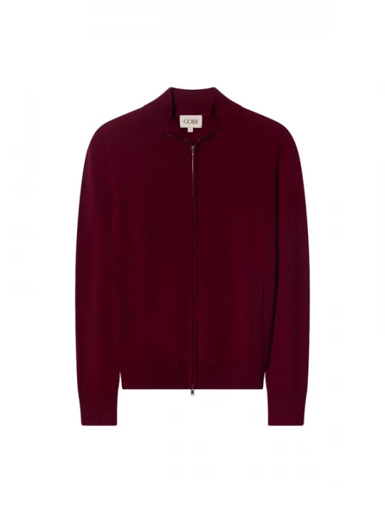 Obrázek produktu GOBI Cashmere Kardigan 'Women's Timeless Cashmere Full-Zip Cardigan' bordó