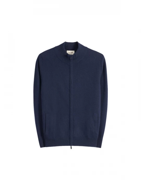 Obrázek produktu GOBI Cashmere Kardigan 'Women's Timeless Cashmere Full-Zip Cardigan' námořnická modř